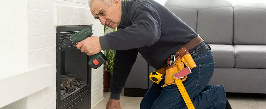 New Indoor Fireplace Installation in Howard, Wisconsin